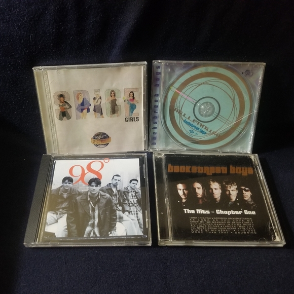 Other - 4 Y2K cds: Spice Girls, 98°, 2 Backstreet Boys, 1 GUC case & no bklet
